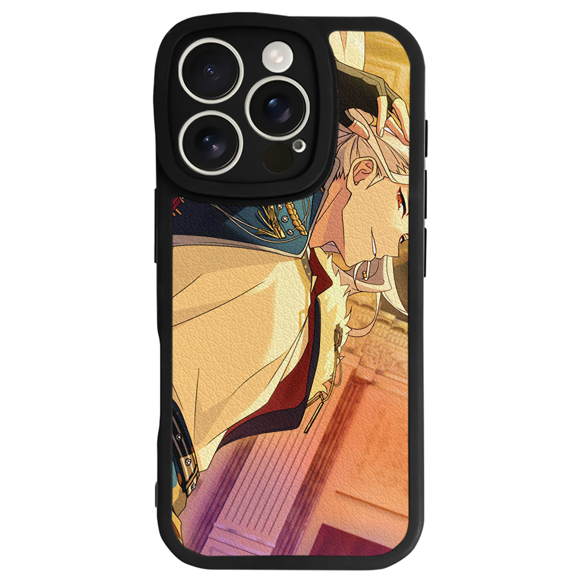 （画像用） あんさんぶるスターズ! Ensemble Stars 【iPhone 16シリーズ対応】シリコンスマホケース（レザー調） 材質：シリコン